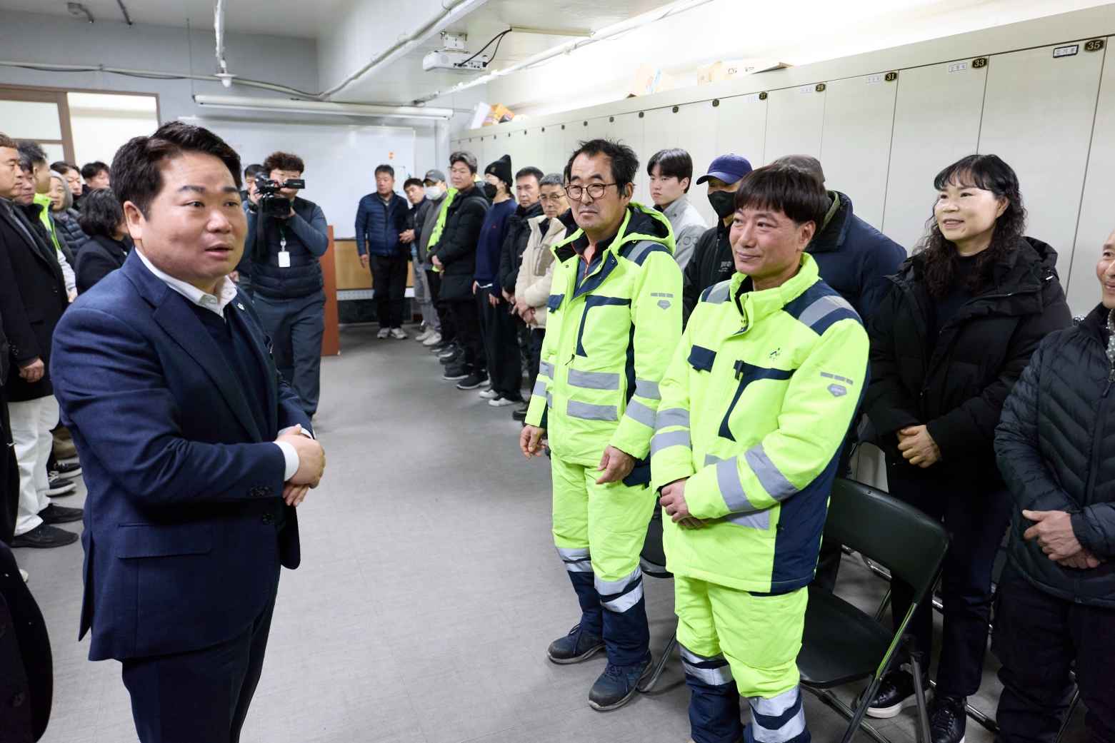 아산시, 설 명절 앞두고 현장 근무자 격려