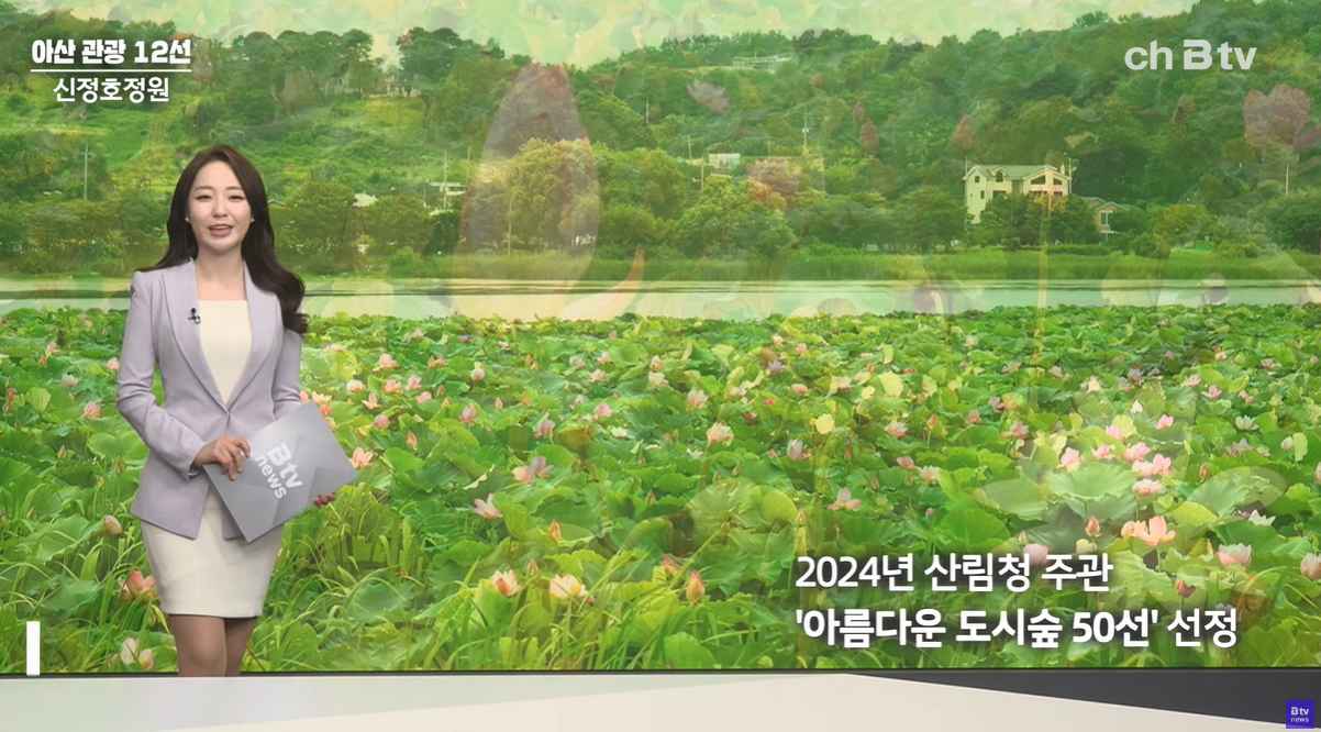 [Btv 뉴스] [아산 관광 12선] ⑧ 신정호정원
