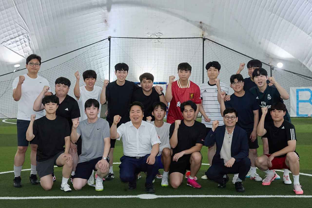 오세현 아산시장, 아산시청 직장동호회 활동 현장 방문 관련사진