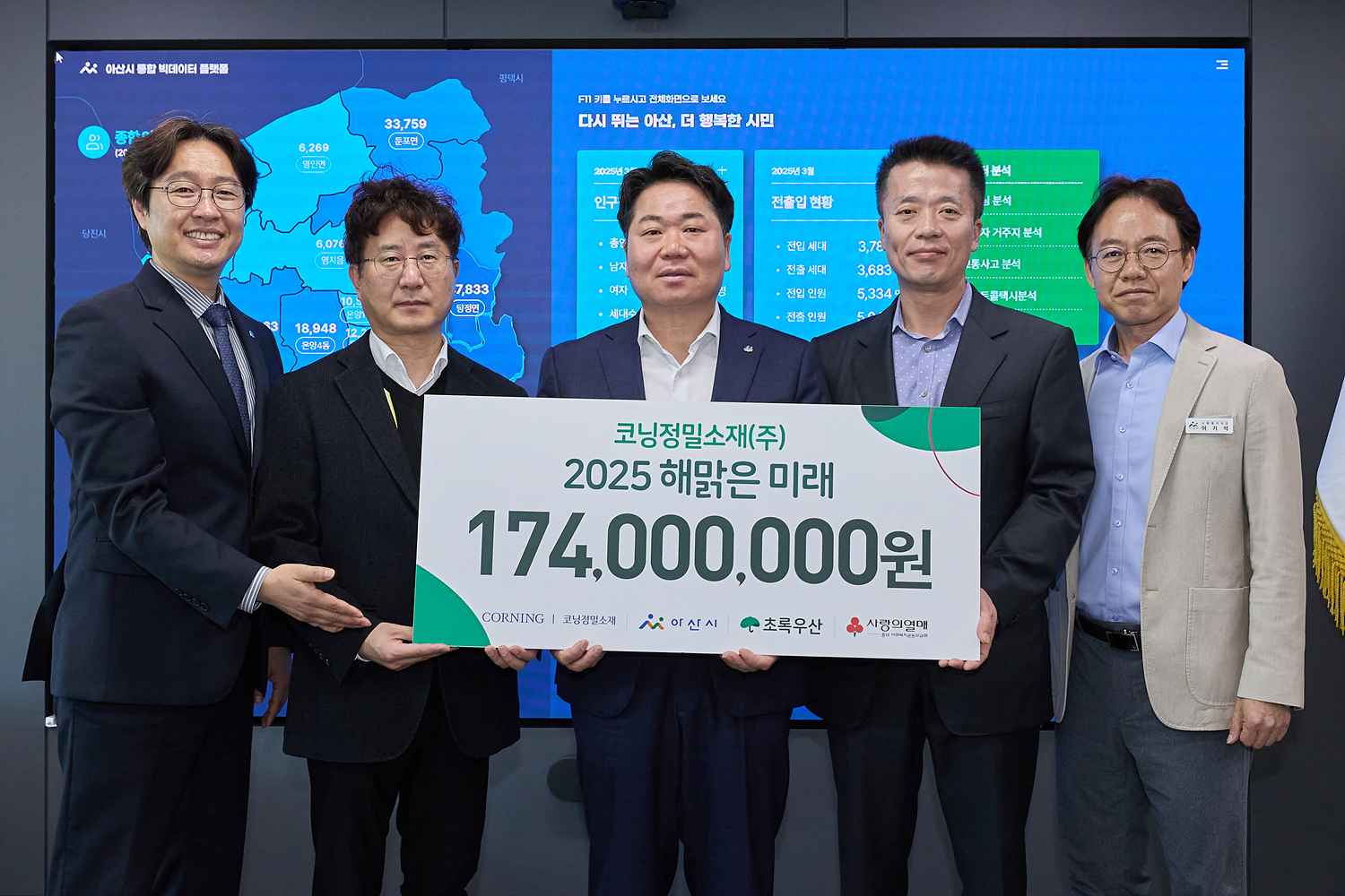 2025.04.17.코닝정밀소재(주), 해맑은 미래 사업 지원금 전달