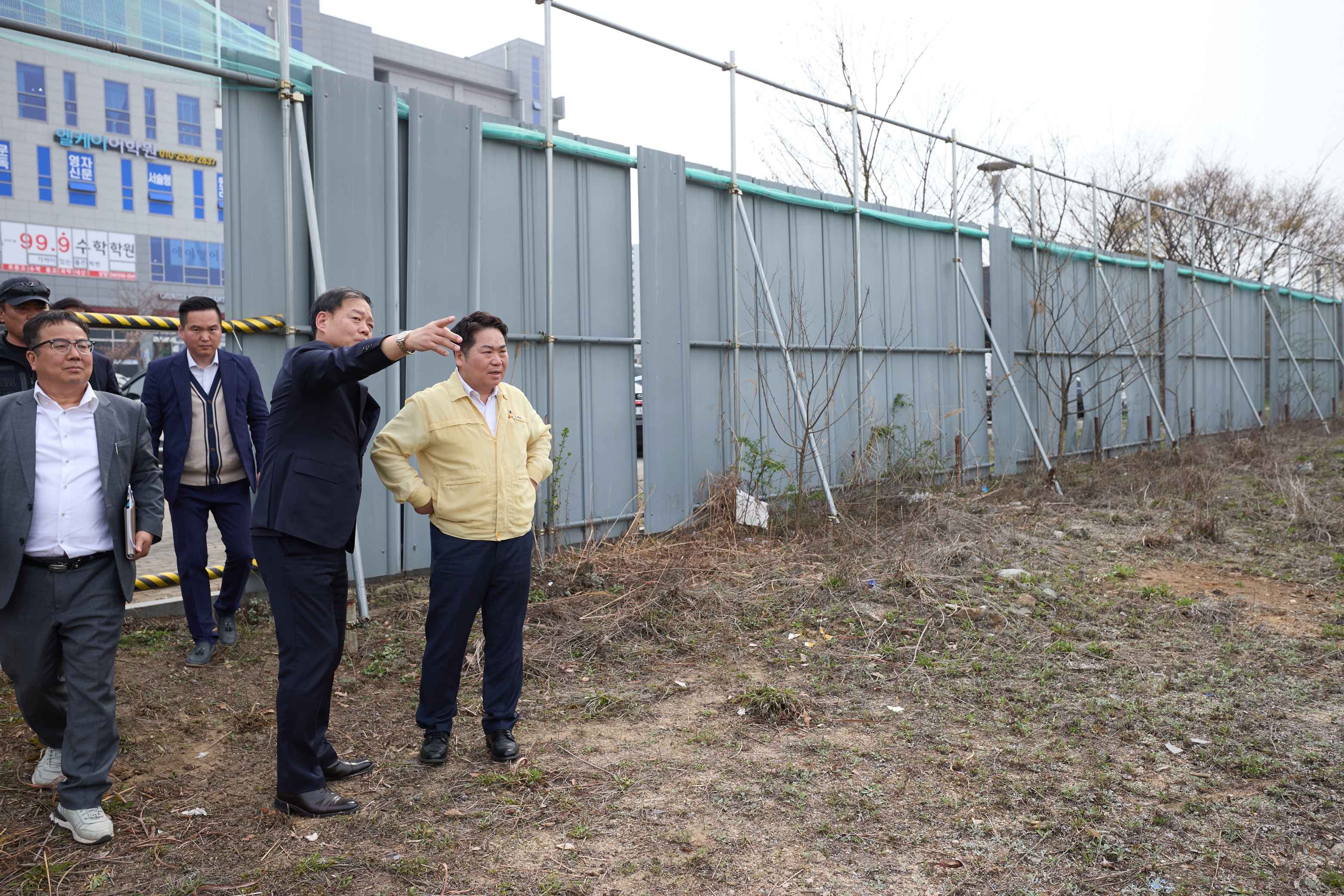 2026.04.03.둔포 염작초 임시주차장 현장방문