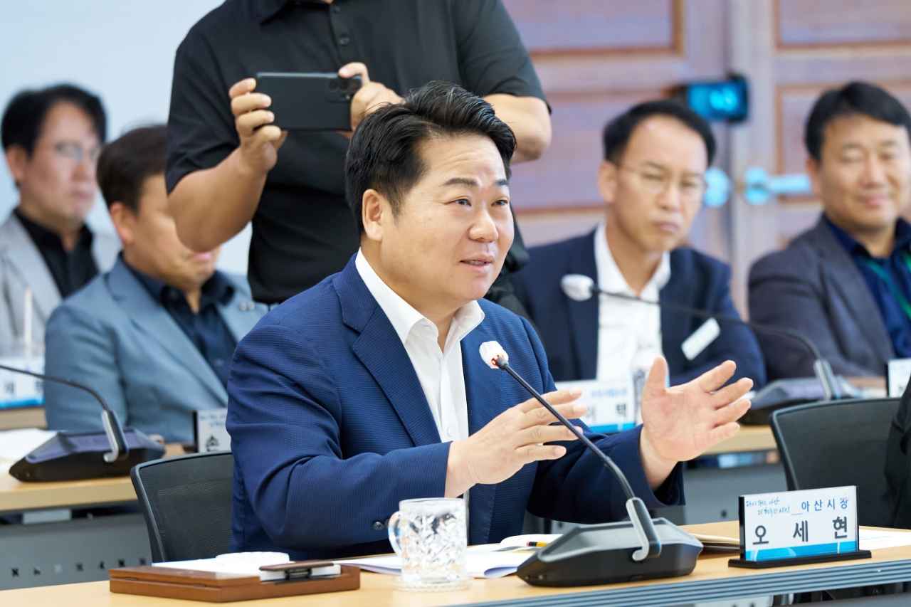 아산시, 지역 도의원 초청 간담회 개최 관련사진