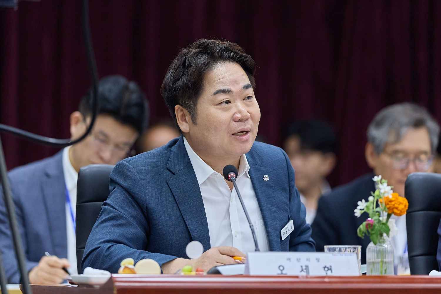 오세현 아산시장, 충남도에 지역사랑상품권 도비 지원 건의