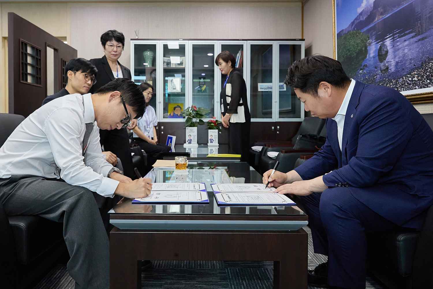 2025.07.15.충남안경사 아산분회 안경(돋보기) 지원사업 협약식