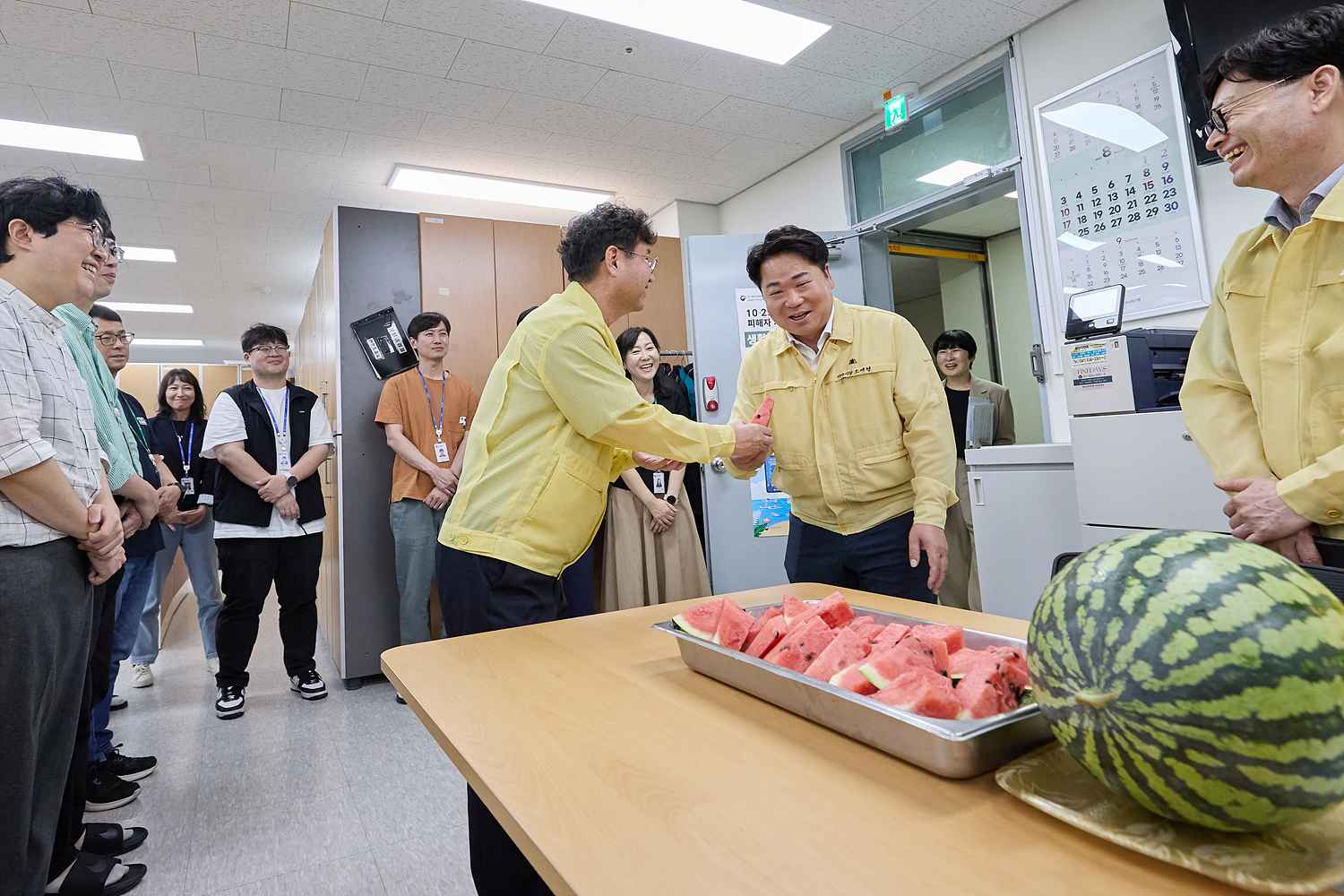 2025.08.06.집중호우관련 총력대응 및 민생경제 부서 전직원 노고격려 방문