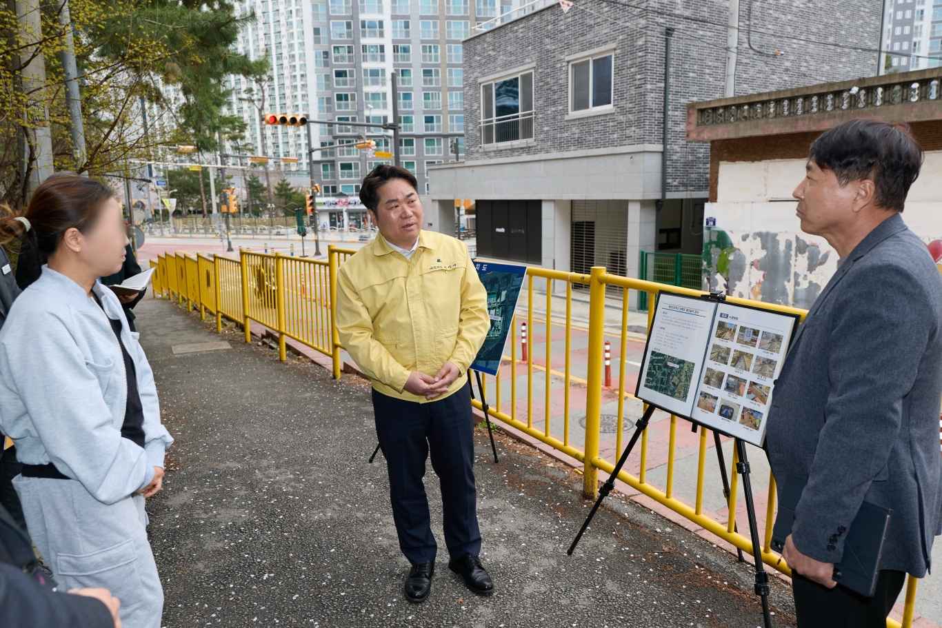오세현 아산시장, 배방읍 청소년 안전 인프라 상황 점검