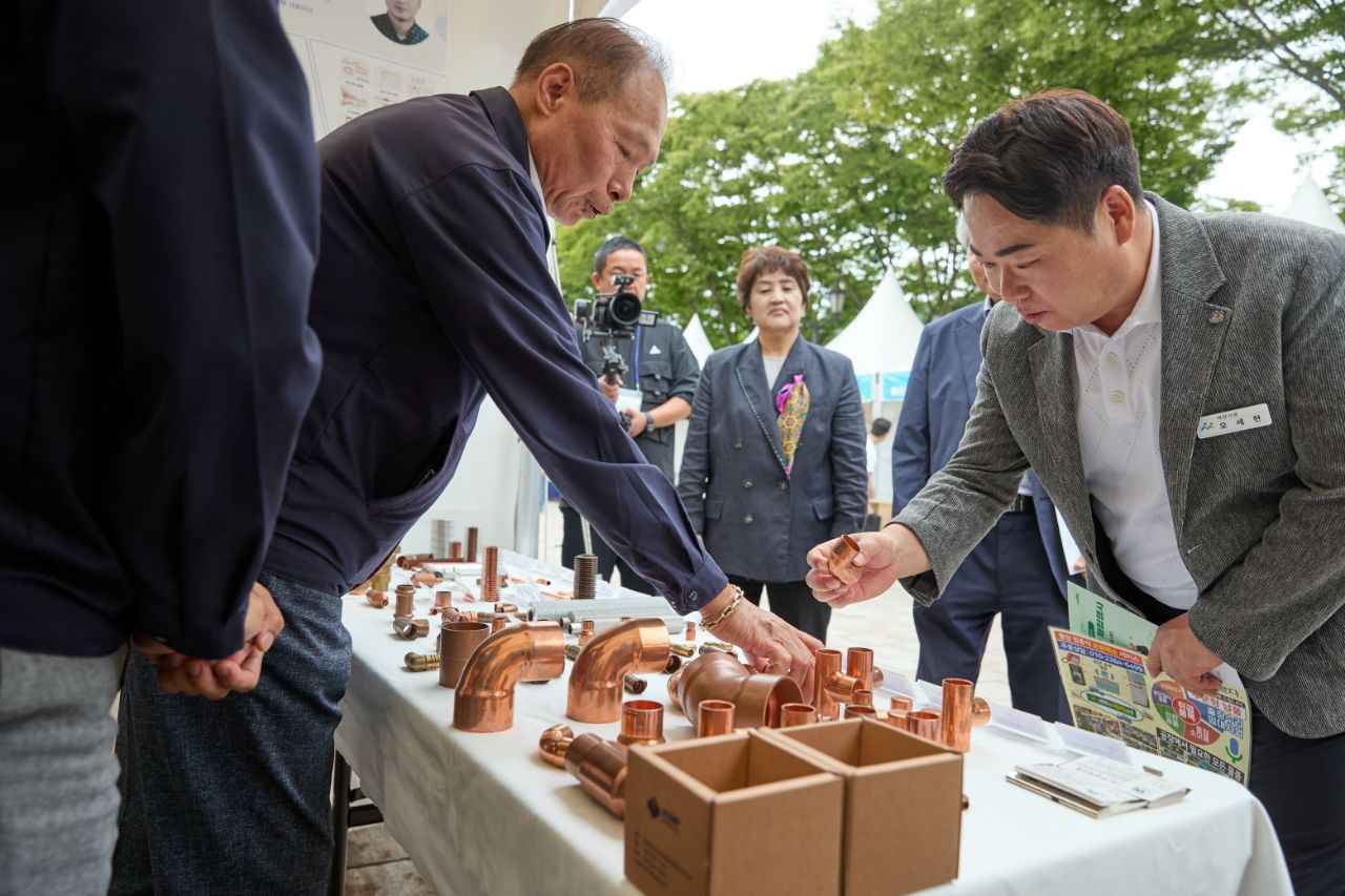 오세현 아산시장, ‘제1회 강공회 드림페어’ 현장 방문 관련사진
