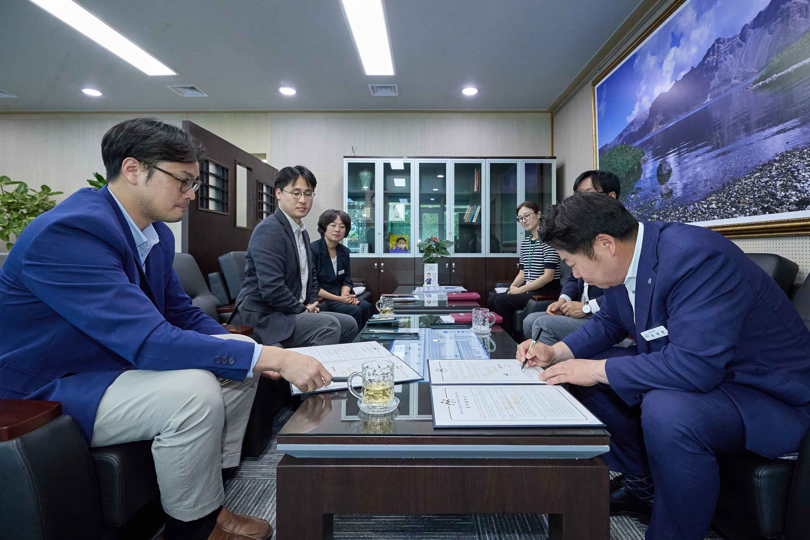 2025.06.12.(주)펫닥-아산시, 올바른 반려동물 장례문화 정착을 위한 업무협약식
