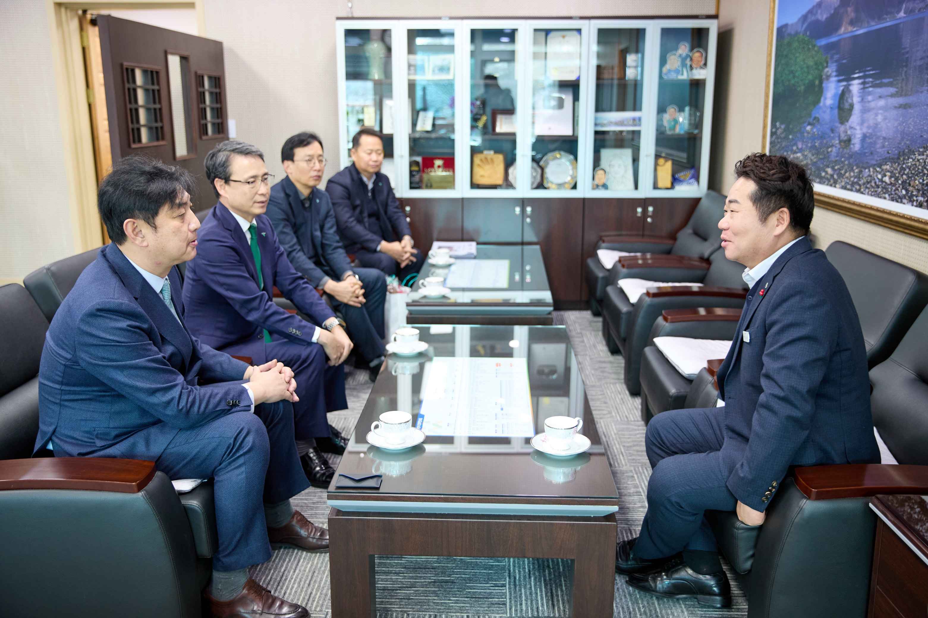 2026.01.19.하나은행 임원진 새해인사 방문