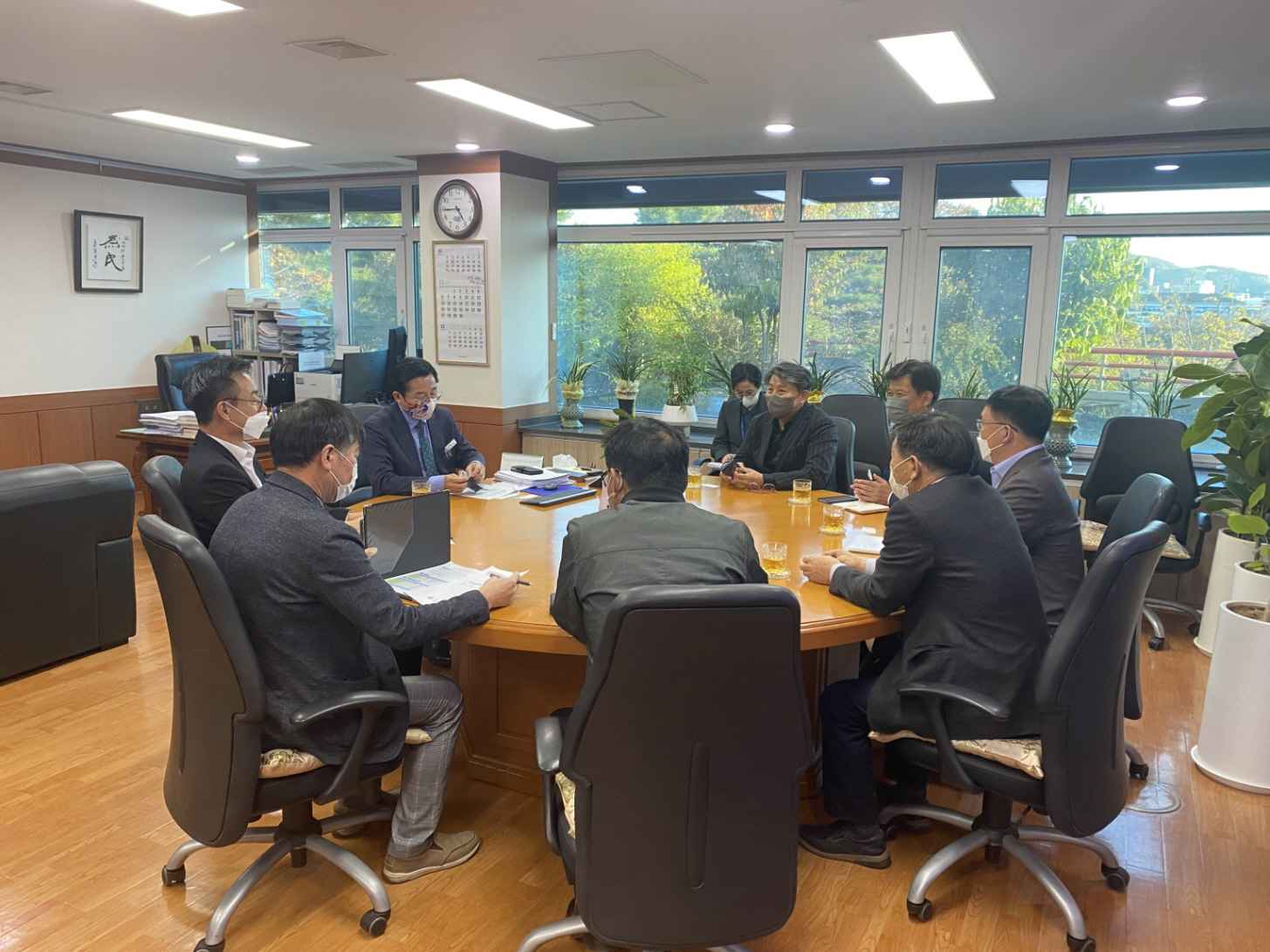 아산시, 산업(농공)단지 관리사무소장 간담회 개최 관련사진