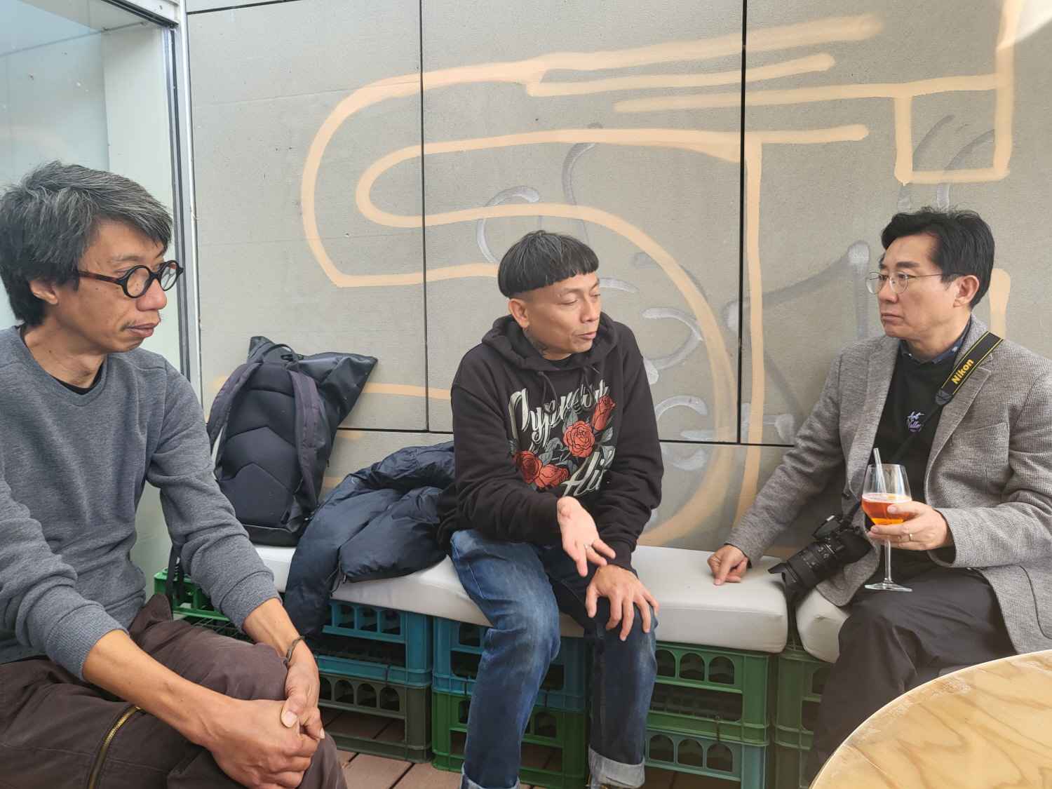 박경귀 아산시장, 독일 카셀 도큐멘타15 총감독 아트그룹 루앙루파 만나 관련사진