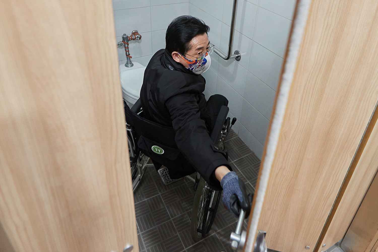 2022.11.15.무장애도시 아산만들기 현장 속 휠체어 체험