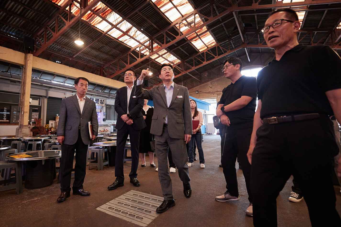 박경귀 아산시장 ‘백종원 매직’ 예산상설시장 벤치마킹 관련사진