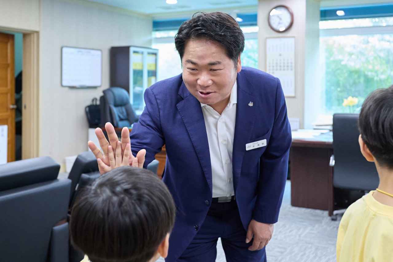 아산시 관내 유치원생, 시정 체험하며 공공기관 역할 배워